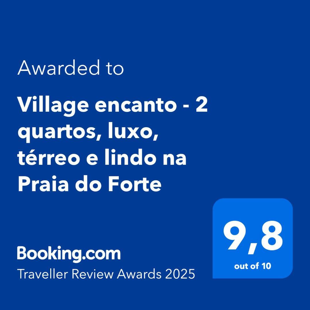 Village Encanto - 2 Quartos, Luxo, Terreo E Lindo Na Praia Do Forte Eksteriør bilde